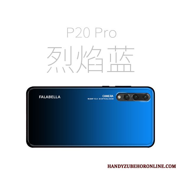 Skal Huawei P20 Pro Silikon Purpur Fallskydd, Fodral Huawei P20 Pro Skydd Net Red Trend Varumärke