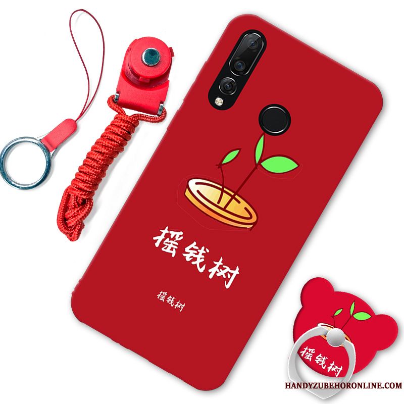 Skal Huawei P30 Lite Mjuk Trend Röd, Fodral Huawei P30 Lite Kreativa Telefon