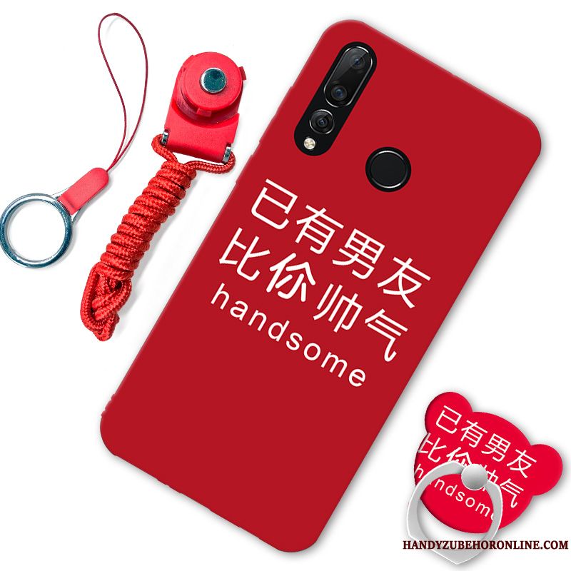 Skal Huawei P30 Lite Mjuk Trend Röd, Fodral Huawei P30 Lite Kreativa Telefon