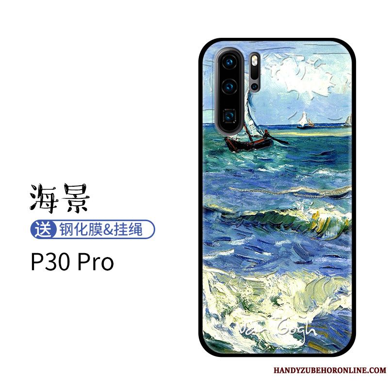 Skal Huawei P30 Pro Silikon Trendtelefon, Fodral Huawei P30 Pro Mjuk Slim Nubuck