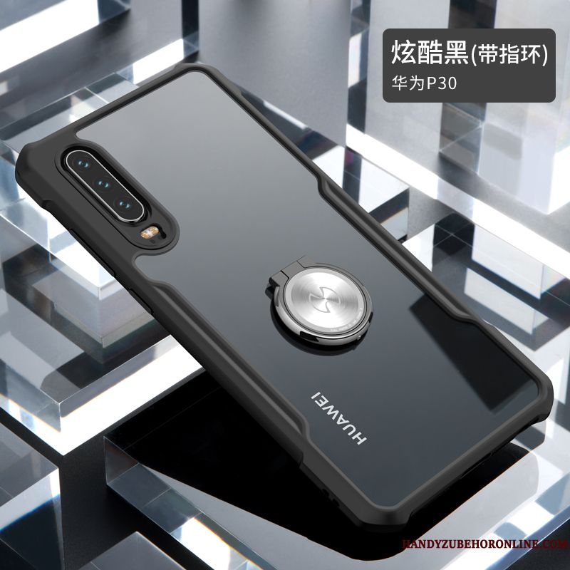 Skal Huawei P30 Skydd Nubuck Transparent, Fodral Huawei P30 Mjuk Fallskydd Ny