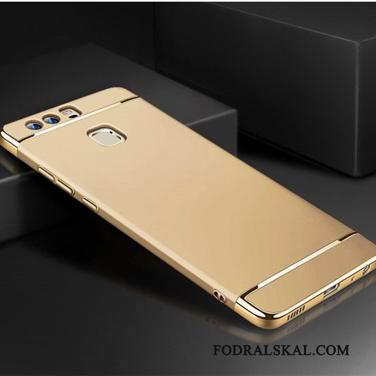 Skal Huawei P9 Plus Påsar Guld Pu, Fodral Huawei P9 Plus Skydd Hårdtelefon