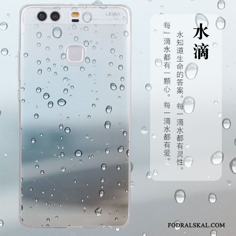 Skal Huawei P9 Plus Silikon Telefon Blå, Fodral Huawei P9 Plus Mjuk
