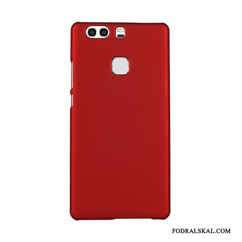 Skal Huawei P9 Plus Skydd Trend Röd, Fodral Huawei P9 Plus Nubucktelefon
