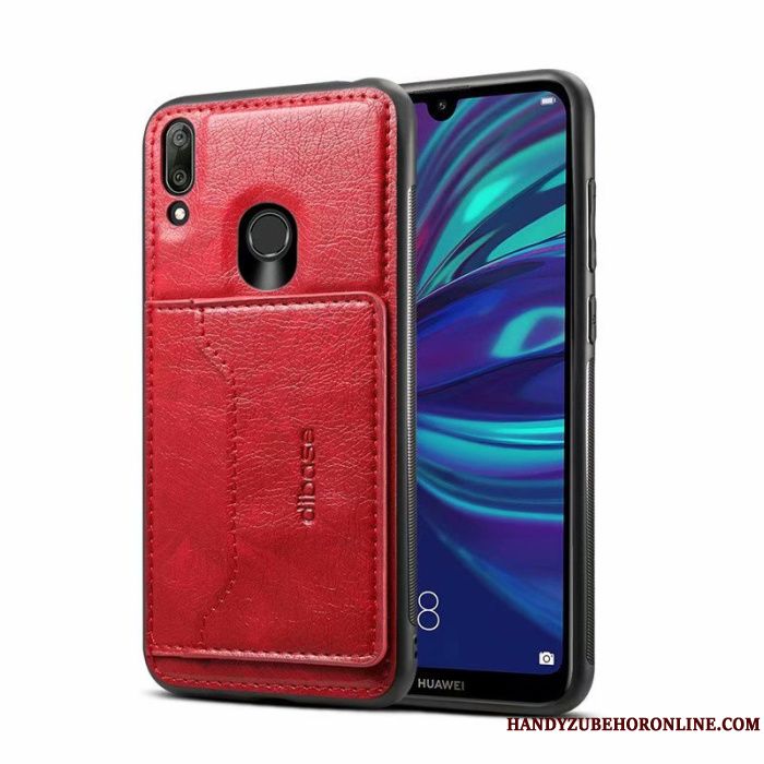 Skal Huawei Y7 2019 Skydd Ljustelefon, Fodral Huawei Y7 2019 Täcka