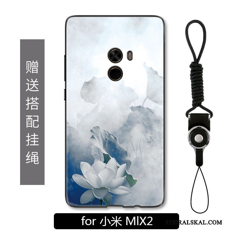 Skal Mi Mix 2 Mode Kinesisk Stil Hängsmycken, Fodral Mi Mix 2 Lättnad Telefon Liten