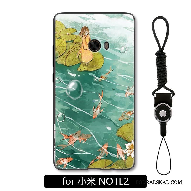 Skal Mi Note 2 Kreativa Hängsmycken Carp, Fodral Mi Note 2 Påsar Kinesisk Stiltelefon