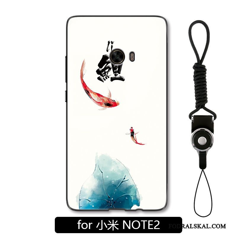 Skal Mi Note 2 Kreativa Röd Liten, Fodral Mi Note 2 Skydd Pulver Bläck Målning
