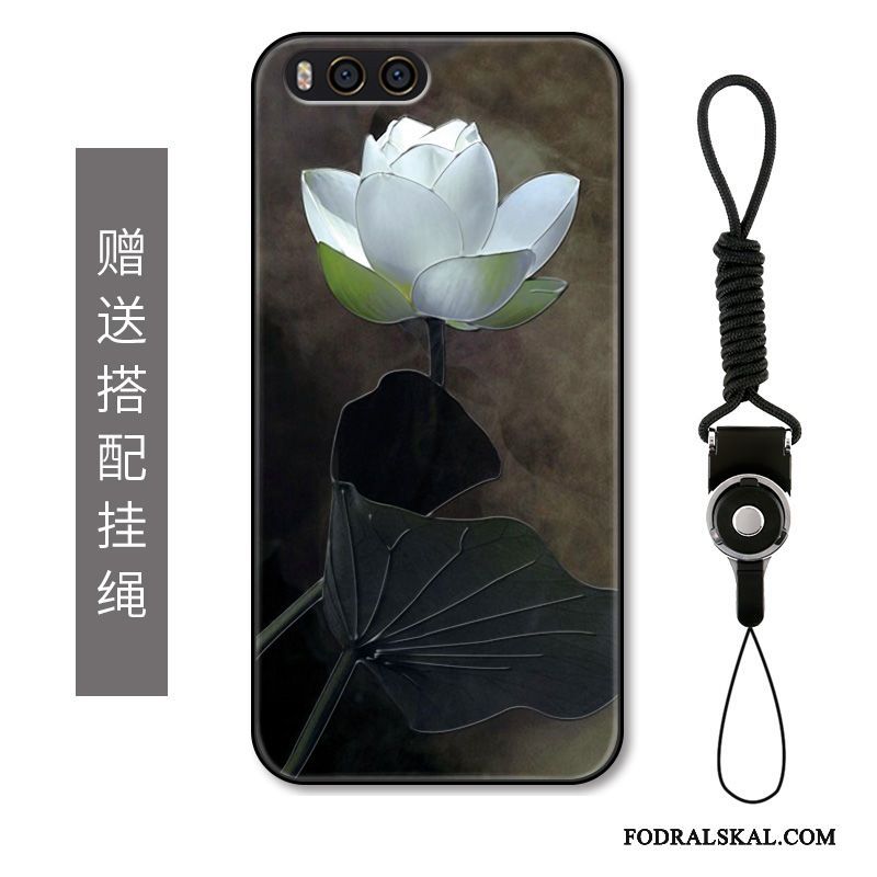 Skal Mi Note 2 Lyxiga Kinesisk Stil Blommor, Fodral Mi Note 2 Skydd Liten Svart