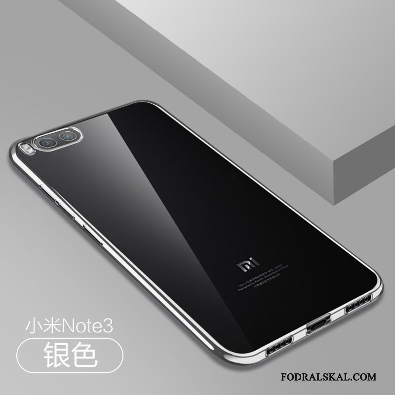 Skal Mi Note 3 Mjuk Transparent Fallskydd, Fodral Mi Note 3 Kreativa Litentelefon