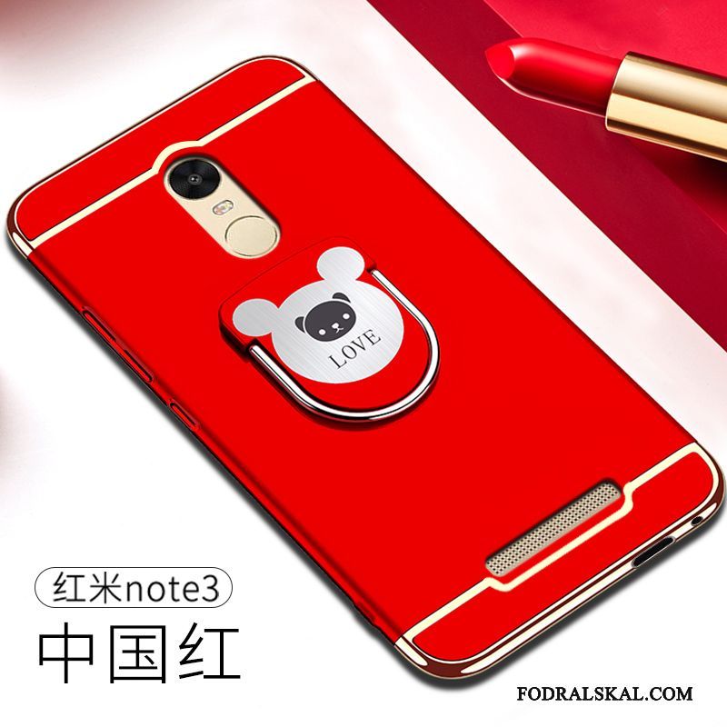 Skal Mi Note 3 Skydd Liten Röd, Fodral Mi Note 3 Påsar Guldtelefon