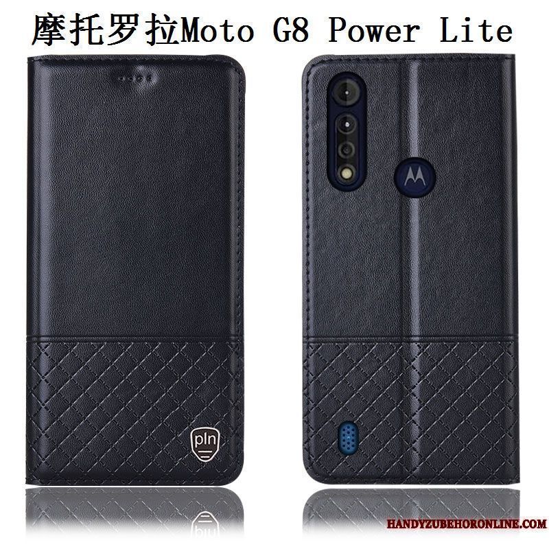 Skal Moto G8 Power Lite Skydd Blåtelefon, Fodral Moto G8 Power Lite Påsar Fallskydd