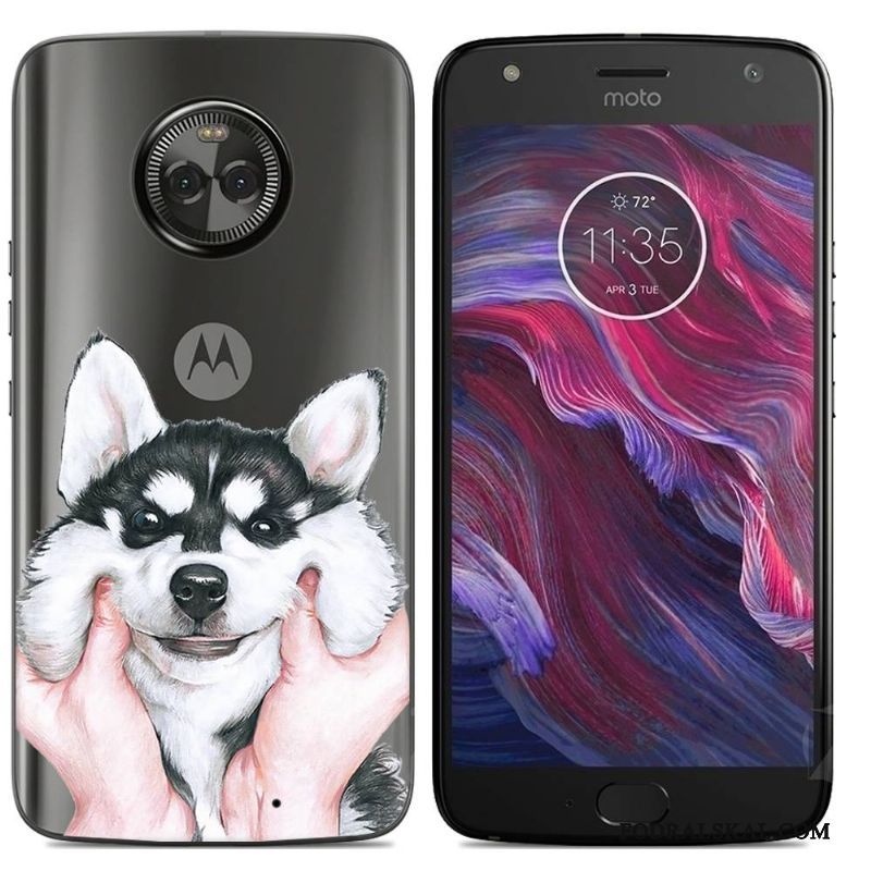Skal Moto X4 Silikon Telefon, Fodral Moto X4 Målade