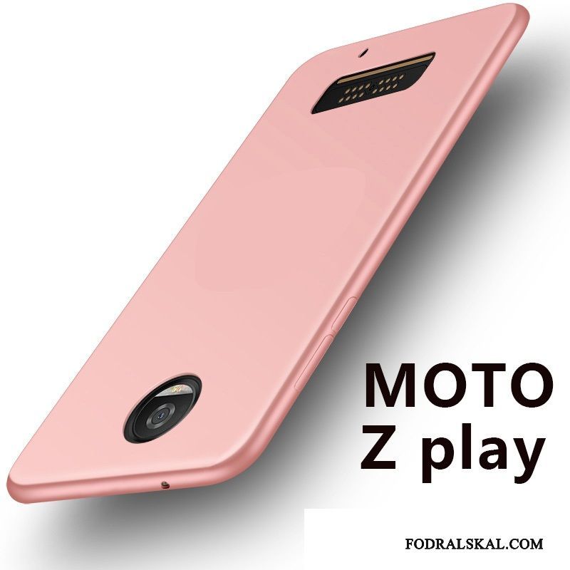 Skal Moto Z Play Mjuk Fallskydd Röd, Fodral Moto Z Play Silikon Telefon