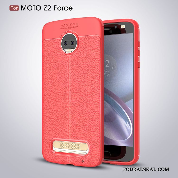 Skal Moto Z2 Force Edition Skydd Svart Fallskydd, Fodral Moto Z2 Force Edition Silikon Telefon