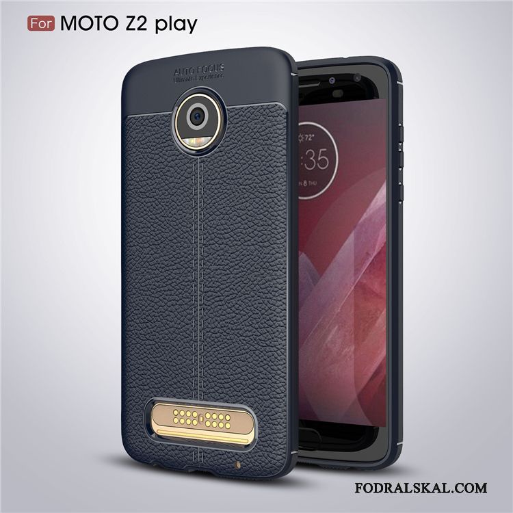 Skal Moto Z2 Play Silikon Svart Fallskydd, Fodral Moto Z2 Play Mjuk Telefon Mönster