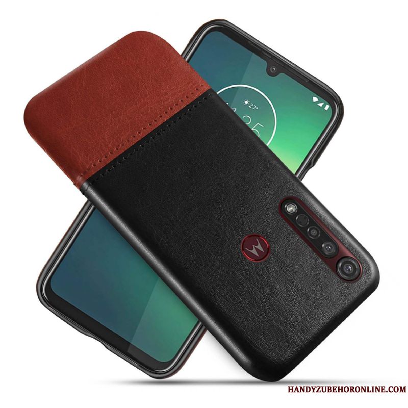 Skal Motorola One Macro Skydd Svart Bicolor, Fodral Motorola One Macro Kreativa Businesstelefon
