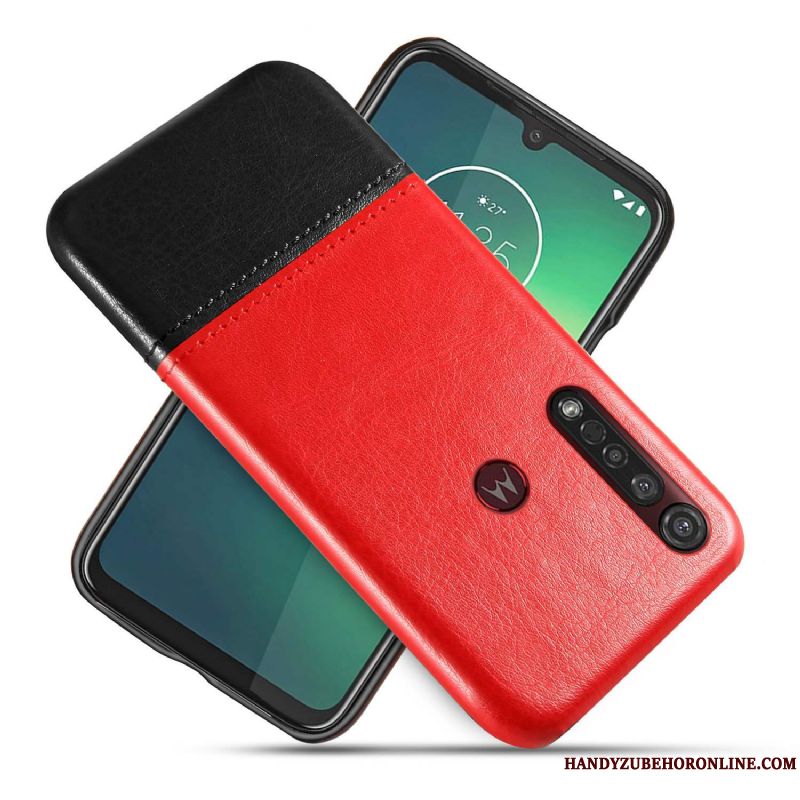Skal Motorola One Macro Skydd Svart Bicolor, Fodral Motorola One Macro Kreativa Businesstelefon