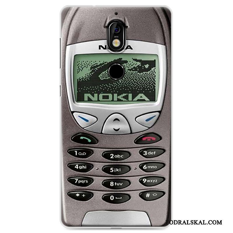 Skal Nokia 7 Skydd Telefon Röd, Fodral Nokia 7 Påsar Trend Personlighet