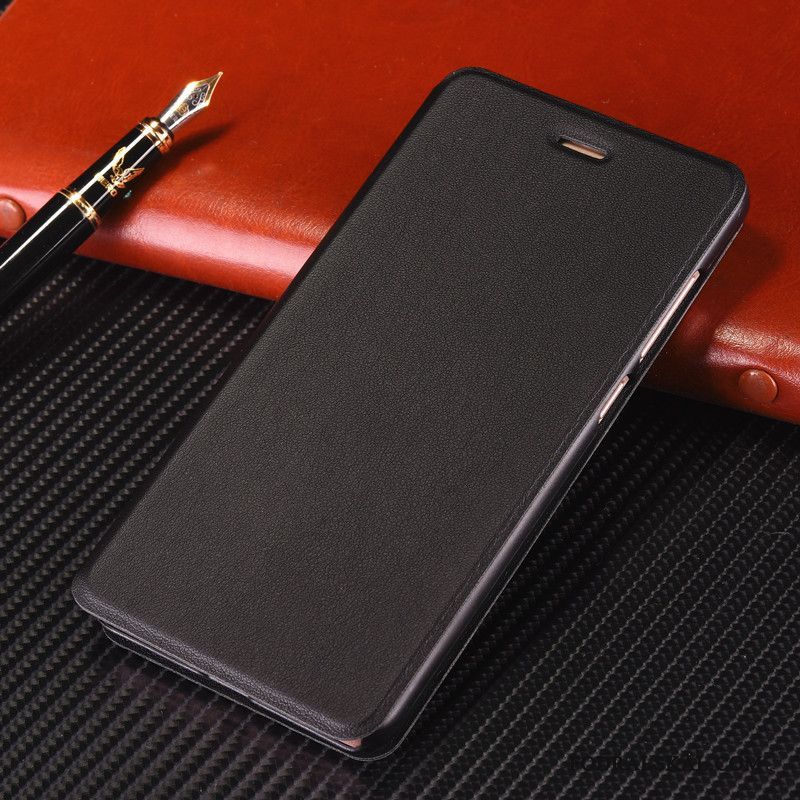 Skal Redmi Note 4x Läderfodral Fallskyddtelefon, Fodral Redmi Note 4x Täcka Liten Röd