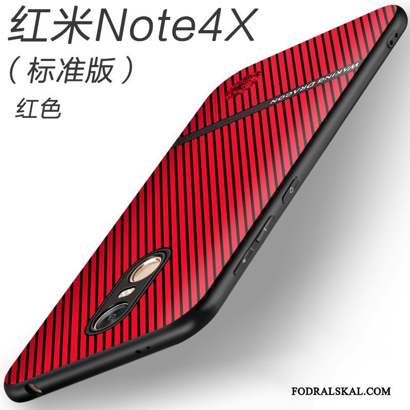 Skal Redmi Note 4x Lättnad Hög Glidskydds, Fodral Redmi Note 4x Skydd Svart Röd