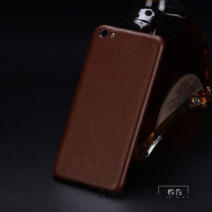 Skal Redmi Note 5 Pro Läder Anpassatelefon, Fodral Redmi Note 5 Pro Skydd Litchi Röd
