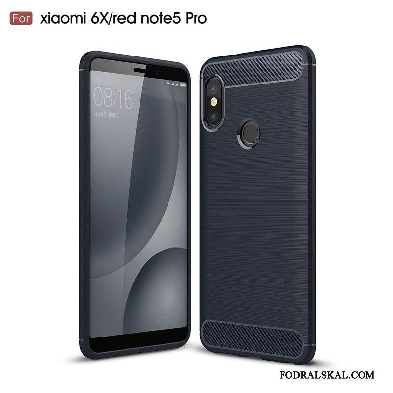 Skal Redmi Note 5 Pro Påsar Rödtelefon, Fodral Redmi Note 5 Pro Mjuk Liten Svart