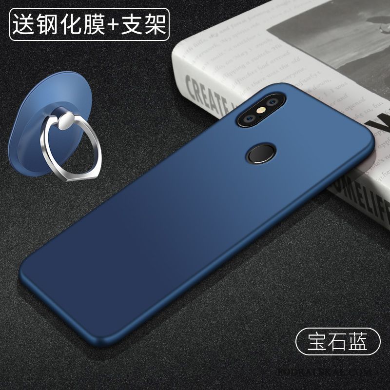 Skal Redmi Note 5 Silikon Solid Färgtelefon, Fodral Redmi Note 5 Skydd Röd Lätt Och Tunt
