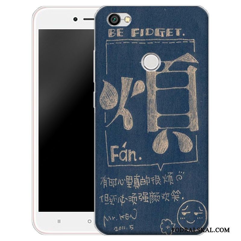 Skal Redmi Note 5a Tecknat Fallskyddtelefon, Fodral Redmi Note 5a Mjuk Svart Transparent