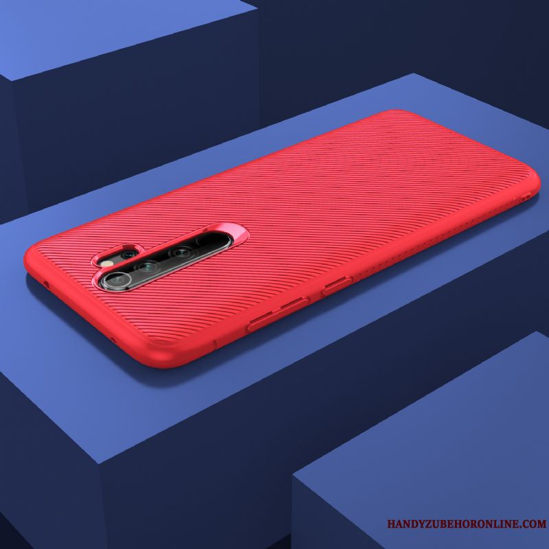Skal Redmi Note 8 Pro Blå Röd, Fodral Redmi Note 8 Pro Telefon Till