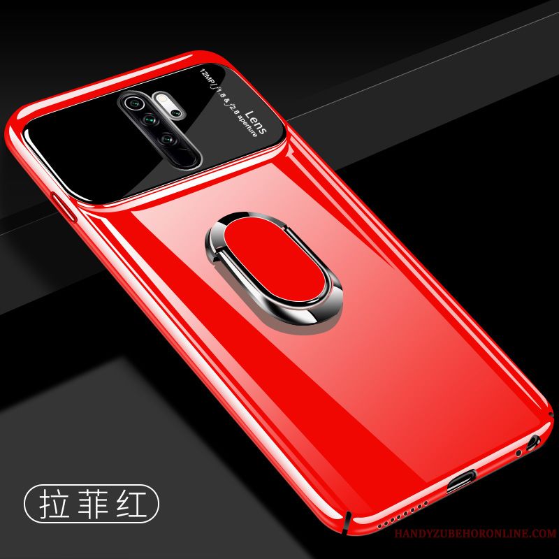 Skal Redmi Note 8 Pro Skydd Röd Vit, Fodral Redmi Note 8 Pro Hårdtelefon