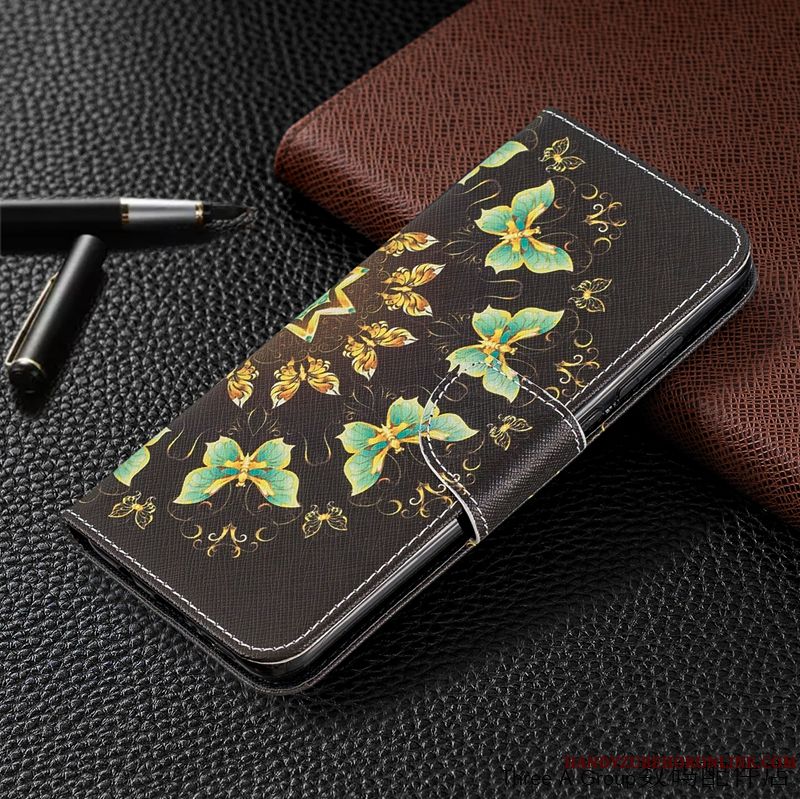 Skal Redmi Note 8 Pro Tecknat Personlighet Liten, Fodral Redmi Note 8 Pro Läderfodral Rödtelefon