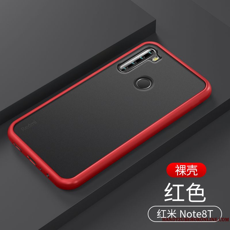 Skal Redmi Note 8t Silikon Röd Högt Utbud, Fodral Redmi Note 8t Vit Trend Varumärke