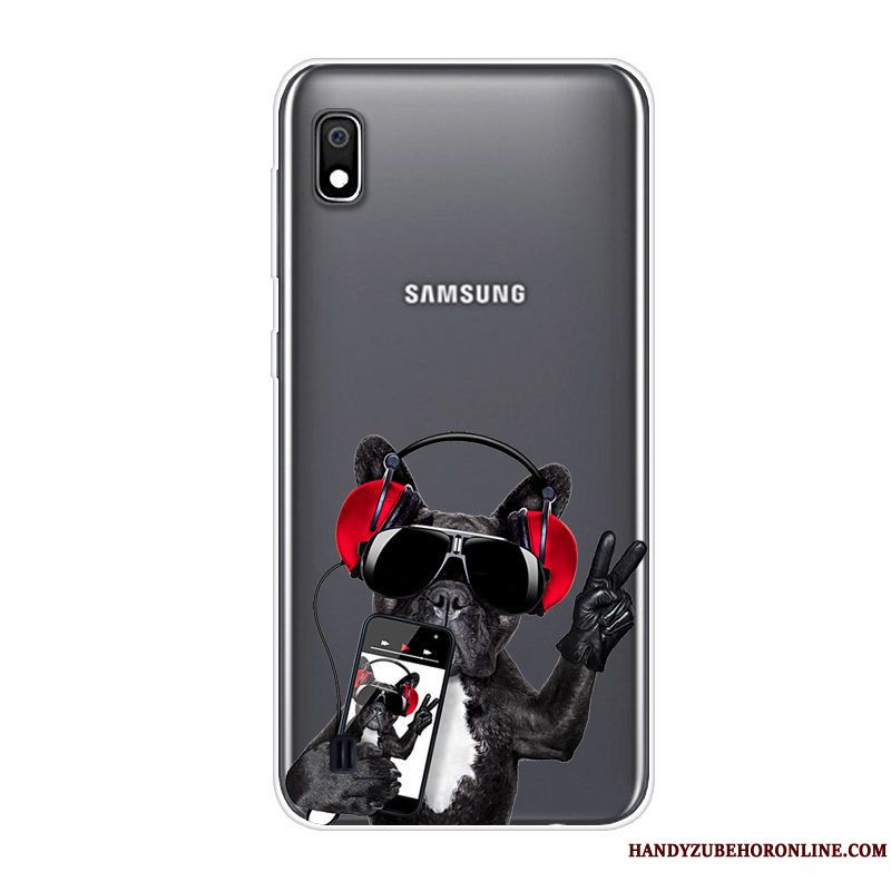 Skal Samsung Galaxy A10 Mjuk Telefon Röd, Fodral Samsung Galaxy A10 Silikon Trend Fallskydd