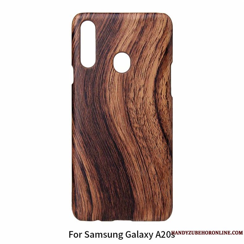 Skal Samsung Galaxy A20s Skydd Nubuck Leopard, Fodral Samsung Galaxy A20s Hård Trend Varumärke