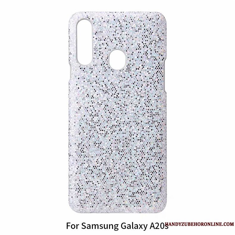 Skal Samsung Galaxy A20s Skydd Nubuck Leopard, Fodral Samsung Galaxy A20s Hård Trend Varumärke