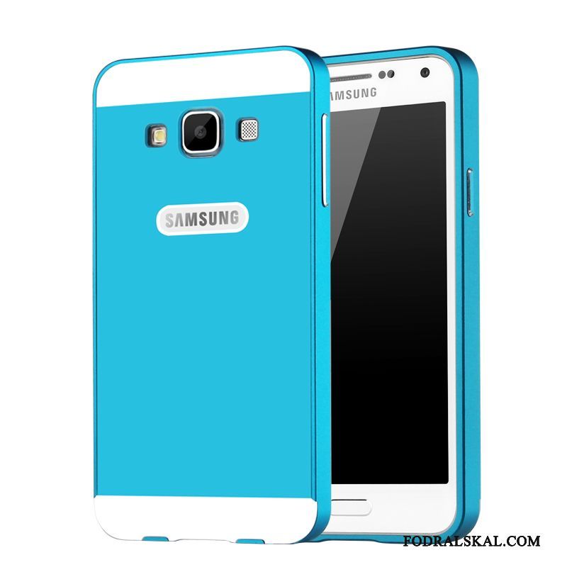 Skal Samsung Galaxy A3 2015 Metall Frametelefon, Fodral Samsung Galaxy A3 2015 Skydd Blå