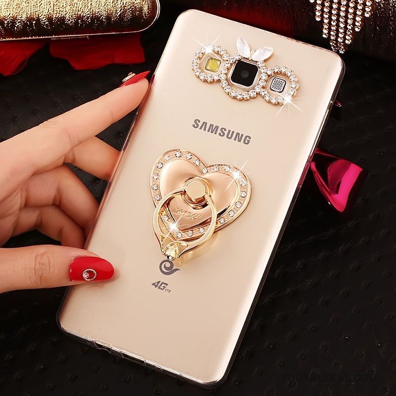Skal Samsung Galaxy A5 2015 Mjuk Guld Trend, Fodral Samsung Galaxy A5 2015 Tecknat Telefon