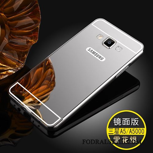 Skal Samsung Galaxy A5 2015 Påsar Spegel Bakre Omslag, Fodral Samsung Galaxy A5 2015 Metall Guldtelefon
