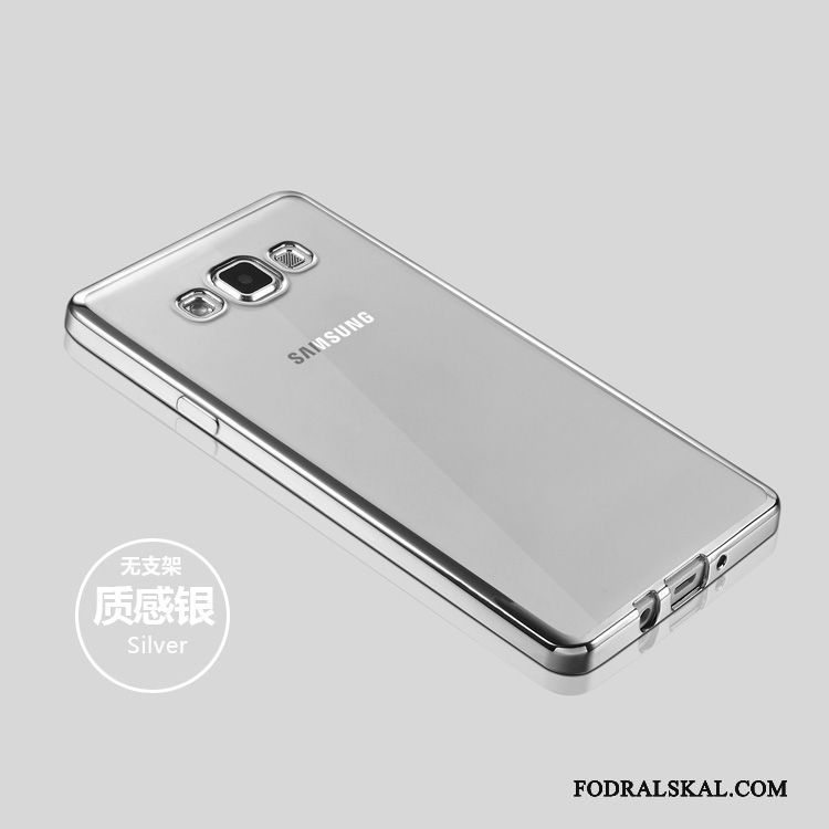 Skal Samsung Galaxy A5 2015 Silikon Telefon Rosa, Fodral Samsung Galaxy A5 2015 Mjuk Transparent Fallskydd