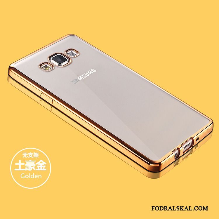 Skal Samsung Galaxy A5 2015 Silikon Telefon Rosa, Fodral Samsung Galaxy A5 2015 Mjuk Transparent Fallskydd