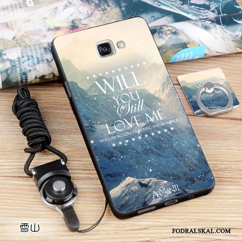 Skal Samsung Galaxy A5 2016 Mjuk Nubuck Purpur, Fodral Samsung Galaxy A5 2016 Silikon Telefon Ljus