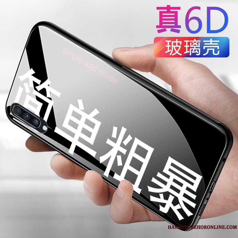 Skal Samsung Galaxy A50 Kreativa Telefon Spegel, Fodral Samsung Galaxy A50 Påsar Gul Bakre Omslag