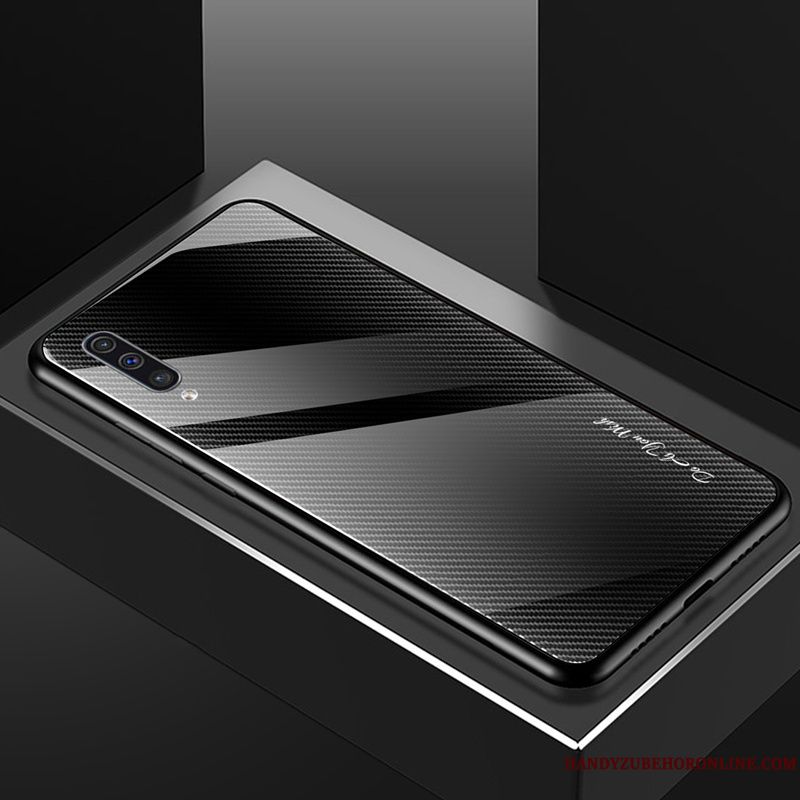 Skal Samsung Galaxy A50s Silikon Glas Fallskydd, Fodral Samsung Galaxy A50s Påsar Högt Utbud Net Red