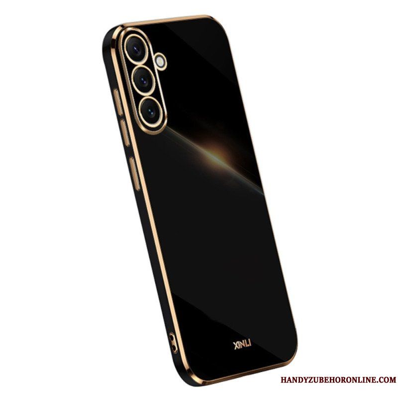 Skal Samsung Galaxy A54 5G Silikon Guldkanter