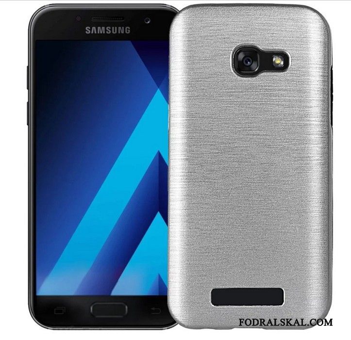 Skal Samsung Galaxy A7 2017 Påsar Telefon Fallskydd, Fodral Samsung Galaxy A7 2017 Metall Röd