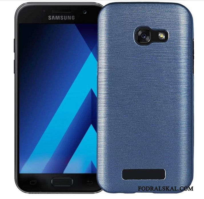 Skal Samsung Galaxy A7 2017 Påsar Telefon Fallskydd, Fodral Samsung Galaxy A7 2017 Metall Röd