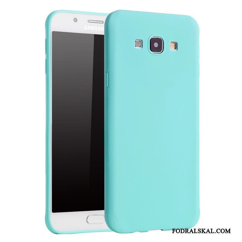 Skal Samsung Galaxy A8 Mjuk Frame Grön, Fodral Samsung Galaxy A8 Silikon Slim Trend