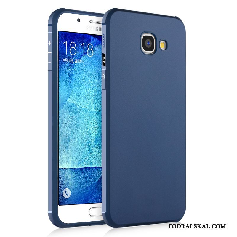Skal Samsung Galaxy A8 Mjuk Ljus Grå, Fodral Samsung Galaxy A8 Silikon Nubucktelefon