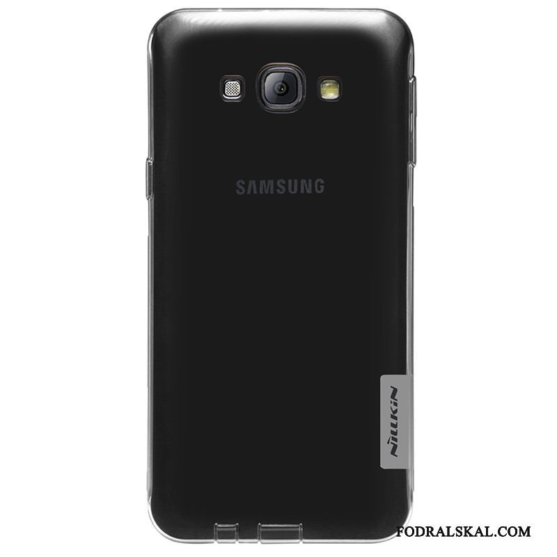 Skal Samsung Galaxy A8 Mjuk Telefon Transparent, Fodral Samsung Galaxy A8 Skydd Svart Guld